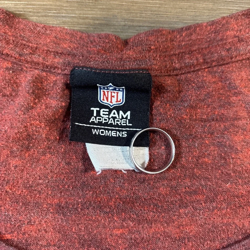 NFL Atlanta Falcons Team Apparel Womens Short Sleev Graphic